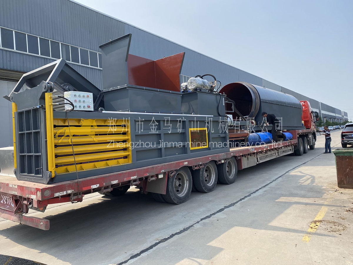 A batch of new domestic waste treatment equipment to Qinghai