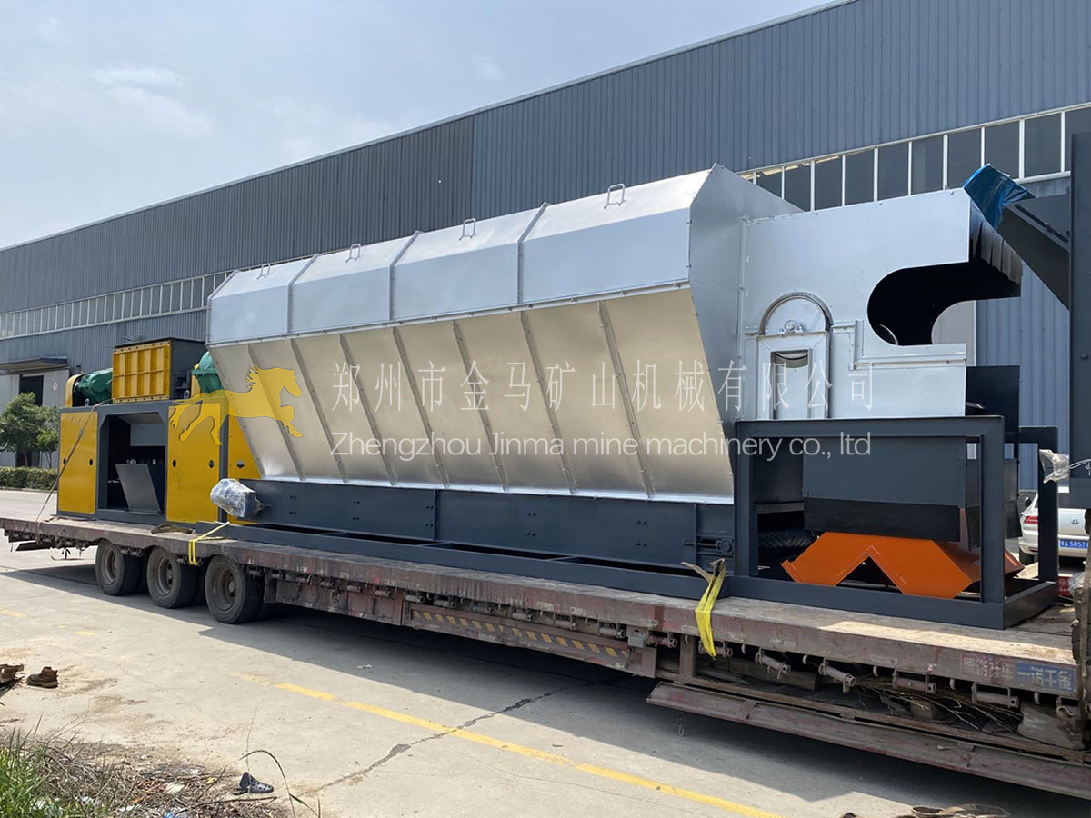 A batch of new domestic waste treatment equipment to Qinghai